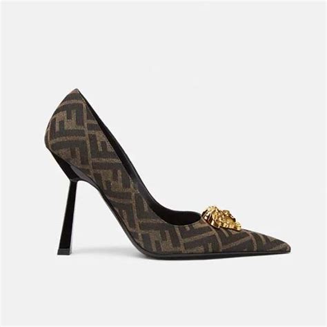 fendi versace shoe|Versace Fendi heels.